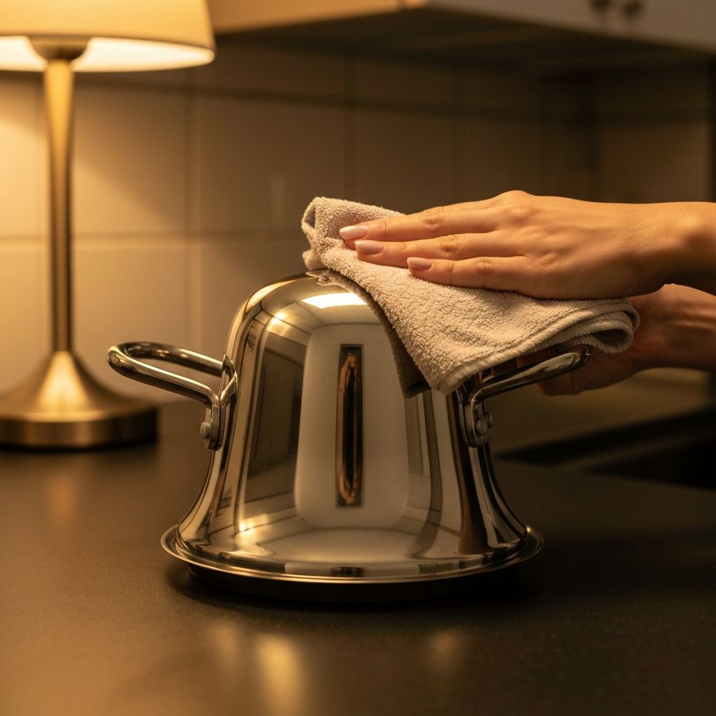Polishing Belgique stainless steel cookware to a mirror finish — care and maintenance guide